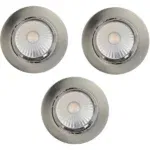Nordlux Dorado downlight 3 kit m. dæmp mat nikkel