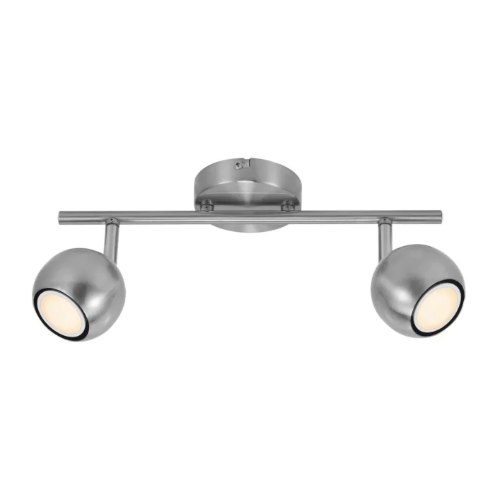 Nordlux Chicago dobbelt spot krom inkl. LED pærer