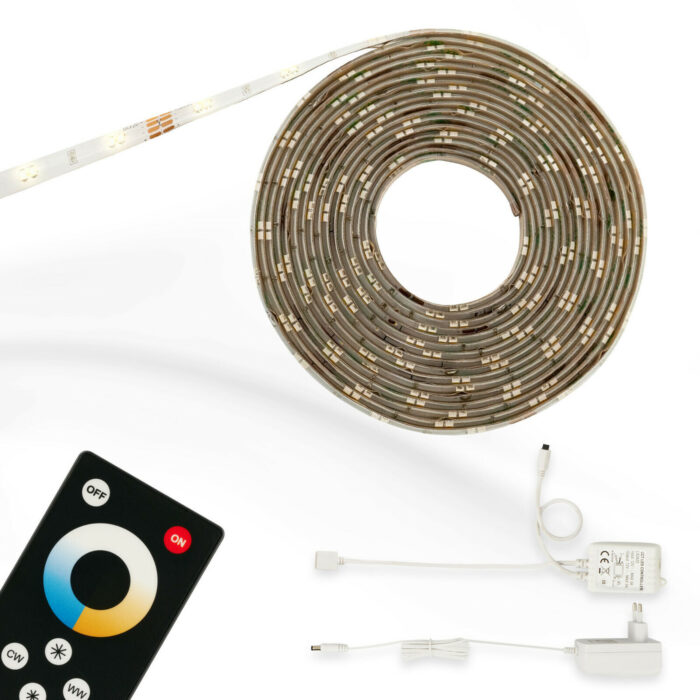 Briloner LED Strip 5 meter med remote