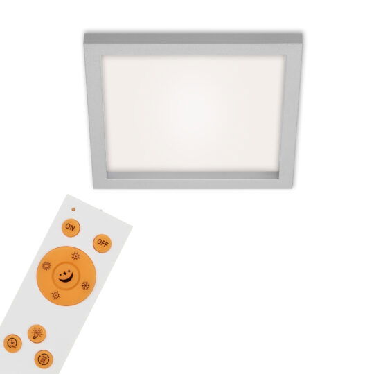 Briloner LED panel krom m. remote 29,5 cm