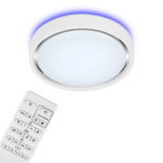 Briloner LED RGB plafond m. remote ø 36 cm hvid
