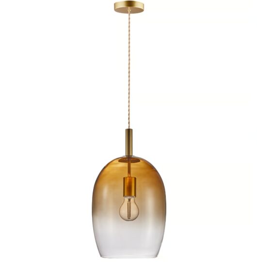 Nordlux Uma 23 glas pendel amber