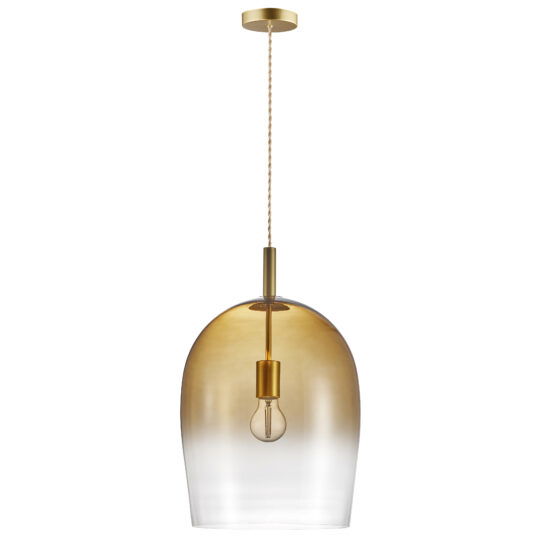 Nordlux Uma 30 glas pendel amber