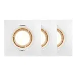 Nordlux Carina downlight 3 kit firkantet hvid