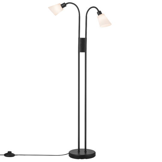 Nordlux Molli double gulvlampe sort