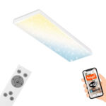 Briloner LED-panel med stjernehimmel og smart WIFI CCT