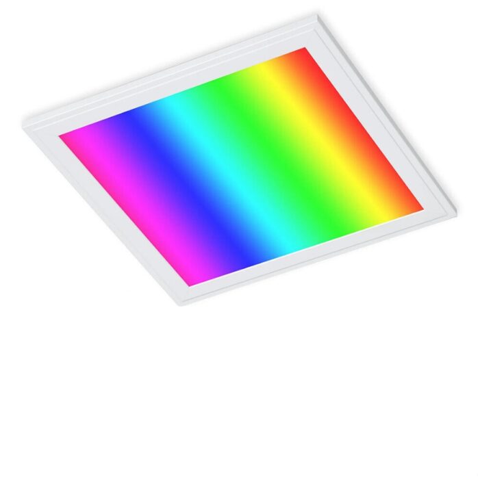 Briloner LED RGB panel m. remote 29,5 cm