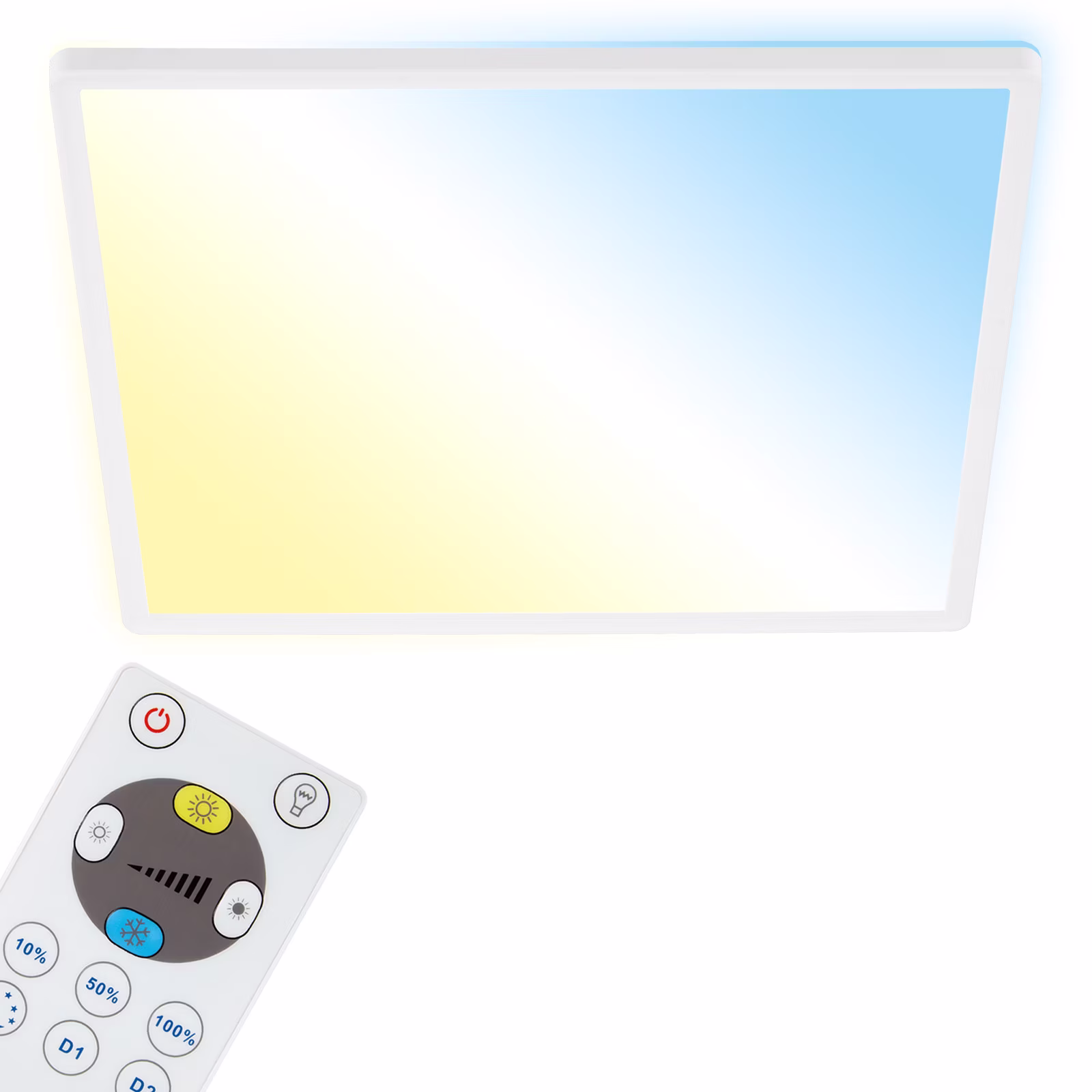 Briloner SLIM CCT LED-Panel, 42 cm, 22W, Hvid