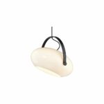 Halo Design D.C Opal Eg/Sort, Ø40, Pendel