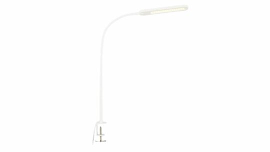 BRILONER LED Klemmelampe med dæmp, 110cm, Hvid