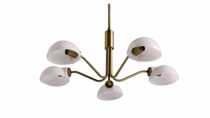 Halo Design Kjøbenhavn Lysekrone, Antique messing, Ø50 cm