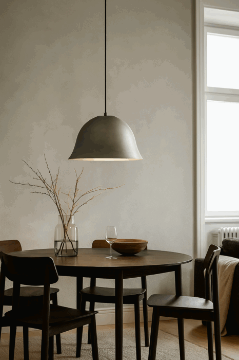 NORR11 Cloche One Pendel Ø21, Børstet Aluminium