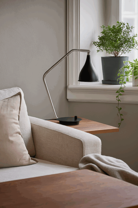 NORR11 Le Six Bordlampen, Sort - Ø12 cm