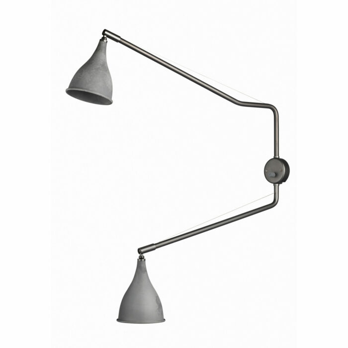 NORR11 Le Six Double Arm Væglampe, Oxideret
