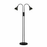 Nordlux Ray 2-spot dæmpbar gulvlampe sort