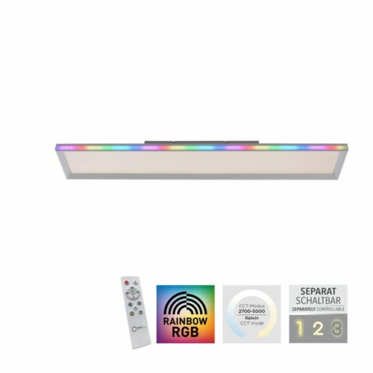 Paul Neuhaus LED-loftslampe 100 cm Rektangulært - Dæmpbar