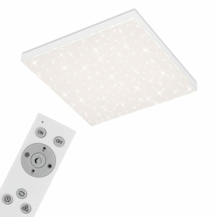 Briloner LED panel CCT 29,5 cm med remote