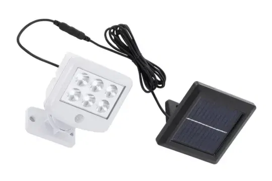 Briloner LED-udendørslampe med solcelle hvid
