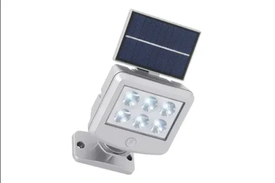 Briloner LED-udendørslampe med solcelle krom
