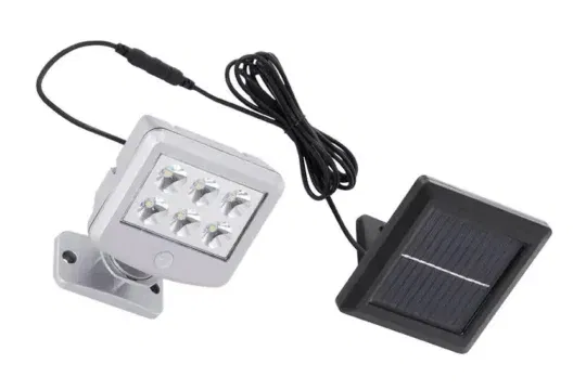 Briloner LED-udendørslampe med solcelle krom