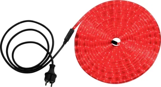 Globo udendørs LED light tube 9 meter rød