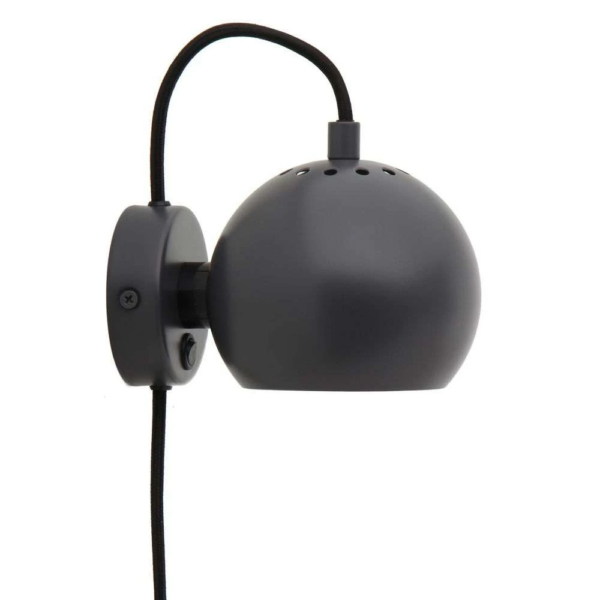 Frandsen Ball Væglampe Ø12 cm - Dark Grey