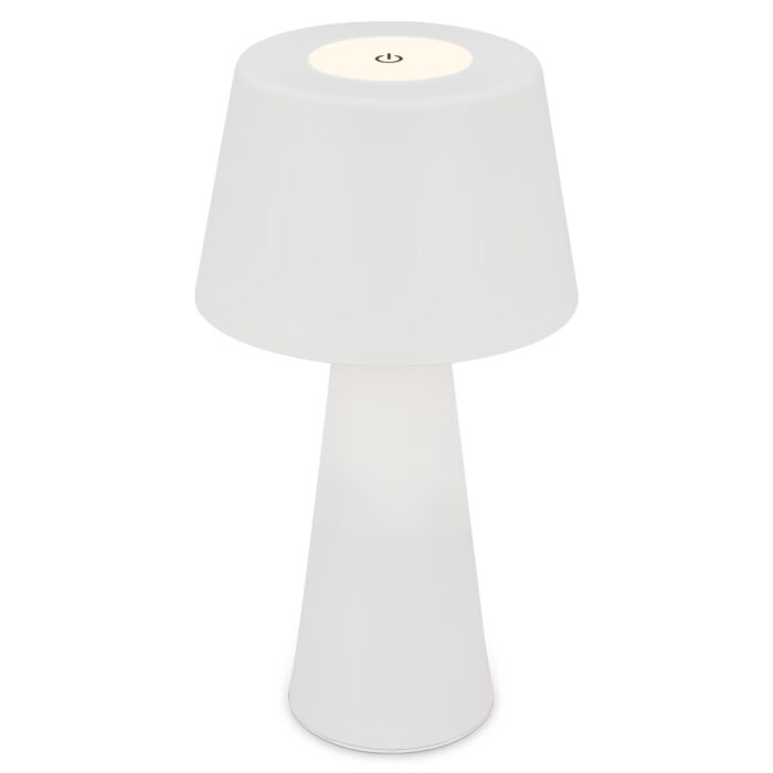 Briloner udendørs LED batteri bordlampe hvid 31 cm