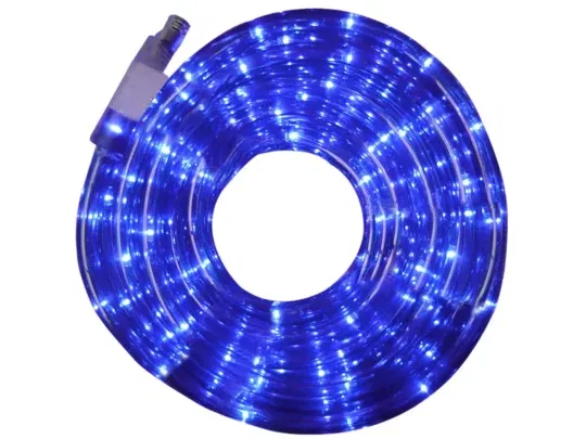 Udendørs LED light tube 14 meter blå