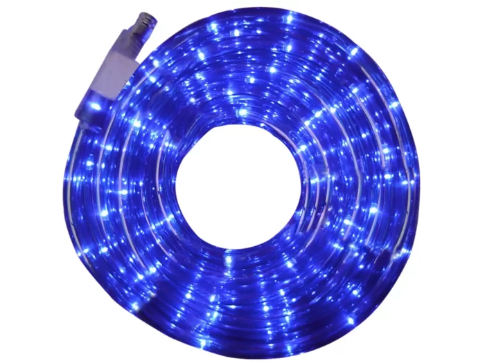 Udendørs LED light tube 9 meter blå