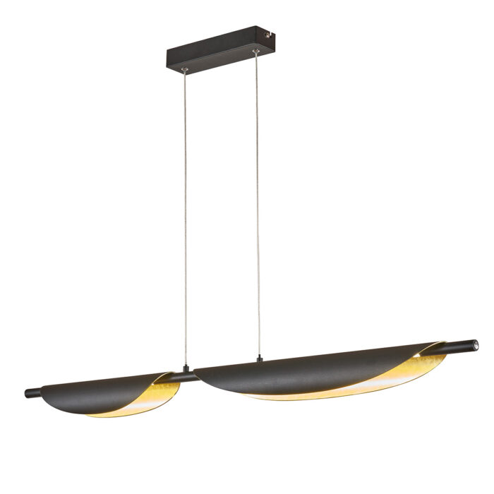 Fischer & Honsel pendellampe – Skala Sort Med Blandguld - Dæmpbar CCT LED