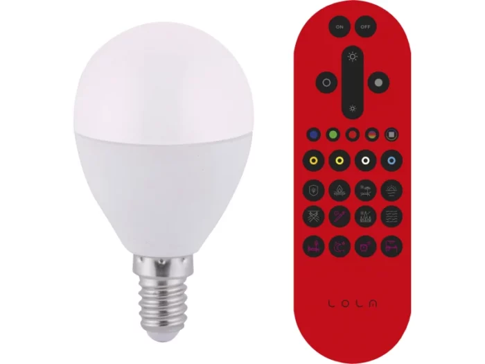 LeuchtenDirekt LED Smart Lola E14 RGB + CCT Fjernbetjening App Google Alexa