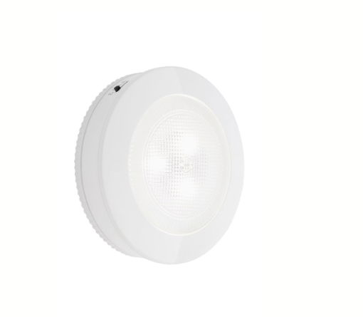Briloner Batteri lampe push hvid