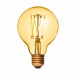 Danlamp Deko LED Pære E27 Gold Globe De Luxe Dæmpbar