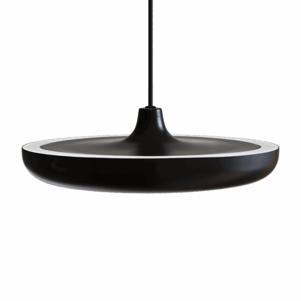 UMAGE Cassini Medium Black – Stilren pendel med integreret LED og skulpturelt design