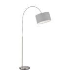 Fischer & Honsel Arc Gulvlampe Mat Nikkel 170 Cm