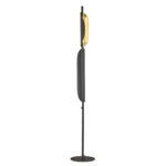 Fischer & Honsel Skala Gulvlampe Bladguld/Sort M. Dæmp/CCT