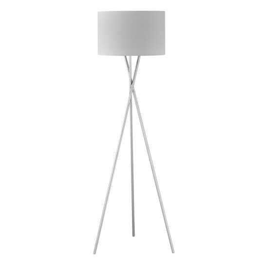 Fischer & Honsel Pina Gulvlampe Grå/Krom