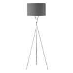 Fischer & Honsel Pina Gulvlampe Mørkegrå/Krom