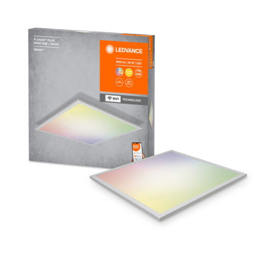 Ledvance Loftlampe Planon Plus 36 Watt LED 60 x 60 cm loftlampe Wifi dæmpbar RGB