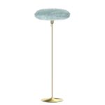 Umage Eos Esther Medium Light Blue inkl. Santé gulvstander Messing L65 x B50 x H140 cm