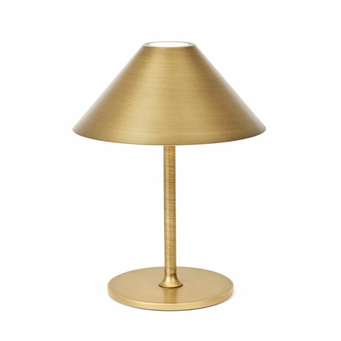 Halo Design Hygge batteri bordlampe Ø19 i Antique Brass – stilfuldt lys med fleksibilitet