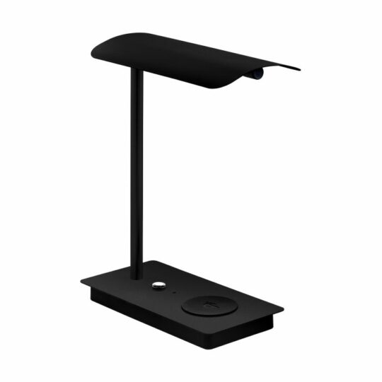 EGLO ARENAZA Bordlampe 5,8w 750lm 3000k Touch Qi Sort