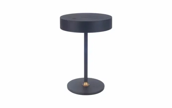 Halo Design Adjust bordlampe Sort – tidløst design og bærbar funktionalitet