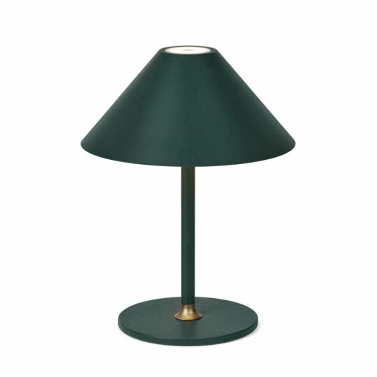 Halo Design Hygge Portable Ø19 Mørkegrøn – elegant bærbar lampe i dyb grøn nuance