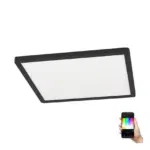 EGLO Rovito-Z Loftlampe – Sort 29.5x29.5 cm – RGB + Tunable White – Zigbee & Bluetooth