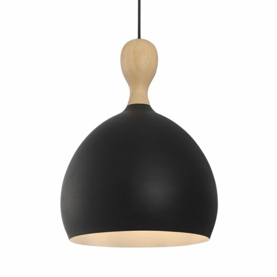 Halo Design Dueodde Ø39 Sort Pendel – Skandinavisk design med naturlig kontrast
