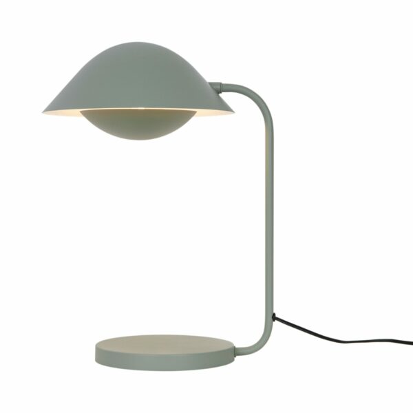 Nordlux Freya bordlampe – Støvet grøn elegance i nordisk design