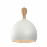 Halo Design Dueodde Ø39 Hvid Pendel – Skandinavisk elegance med naturlige detaljer