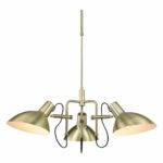 Halo Design Metropole lysekrone i messing – rå industri møder nordisk elegance