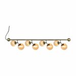 Halo Design Atom langbordspendel i antik messing – elegant belysning med fleksibilitet